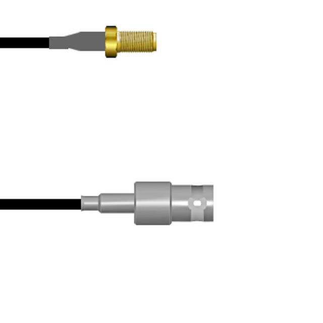 Q-2V0030003003M by Amphenol Custom Cable - SMA-SJ/BNC-SJ G174 3M