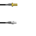 Q-2V00P0003001M by Amphenol Custom Cable - SMA-SJ/HDBNC-SJB G174 1M