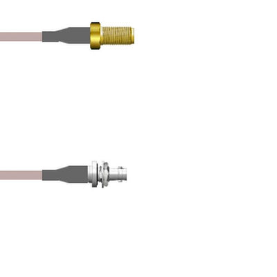 Q-2V00P0005.75M by Amphenol Custom Cable - SMA-SJ/HDBNC-SJB G316 0.75M