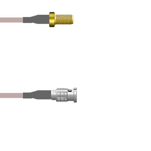 Q-2V00V0005108I by Amphenol Custom Cable - SMA-SJ/HDBNC-SP G316 108I