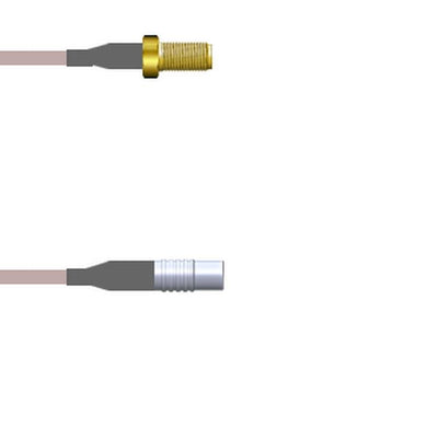Q-2V0140005.75M by Amphenol Custom Cable - SMA-SJ/MCX-SJ G316 0.75M