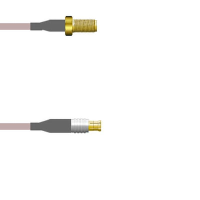Q-2V01F0005024I by Amphenol Custom Cable - SMA-SJ/MCX-SP G316 24I