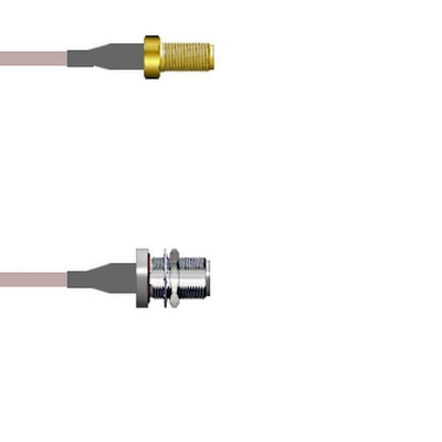 Q-2V01T0005001M by Amphenol Custom Cable - SMA-SJ/N-SJB G316 1M