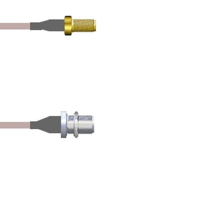 Q-2V01U0005060I by Amphenol Custom Cable - SMA-SJ/N-SJB G316 60I