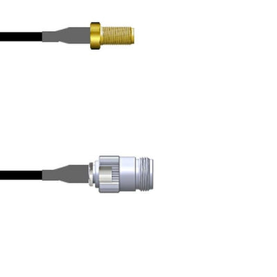 Q-2V0200003012I by Amphenol Custom Cable - SMA-SJ/N-SJ G174 12I