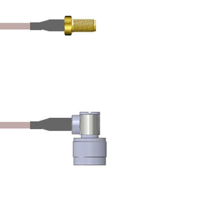 Q-2V02C0005.75M by Amphenol Custom Cable - SMA-SJ/N-RP G316 0.75M