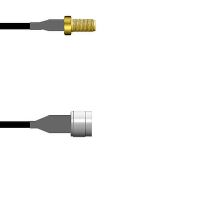 Q-2V02I0003003M by Amphenol Custom Cable - SMA-SJ/N-SP G174 3M