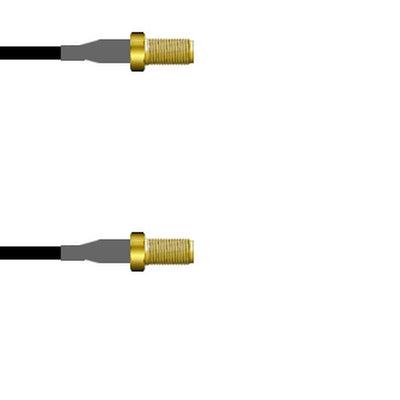 Q-2V02V0003.25M by Amphenol Custom Cable - SMA-SJ/SMA-SJ G174 0.25M