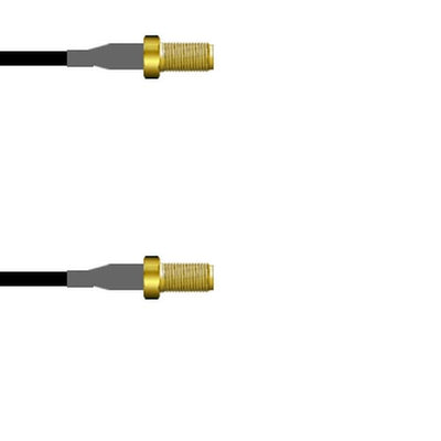 Q-2V02V0003001M by Amphenol Custom Cable - SMA-SJ/SMA-SJ G174 1M