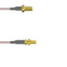 Q-2V03M0005001M by Amphenol Custom Cable - SMA-SJ/SMB-SJB G316 1M