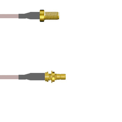 Q-2V03M00051.5M by Amphenol Custom Cable - SMA-SJ/SMB-SJB G316 1.5M