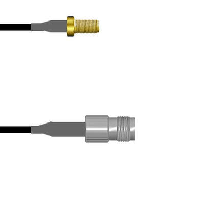 Q-2V04G0003036I by Amphenol Custom Cable - SMA-SJ/TNC-SJ G174 36I