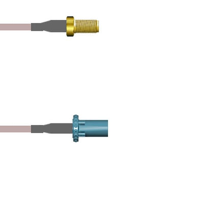 Q-2V05A0005012I by Amphenol Custom Cable - SMA-SJ/FKRAZ-SP G316 12I