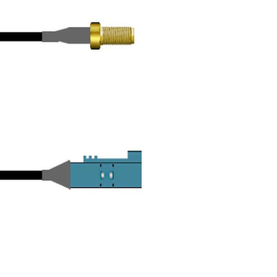 Q-2V05E0003048I by Amphenol Custom Cable - SMA-SJ/FKRAZ-SJ G174 48I