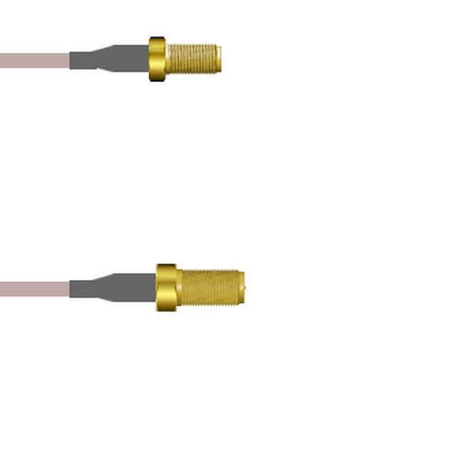 Q-2V0710005108I by Amphenol Custom Cable - SMA-SJ/SMA-SJ G316 108I