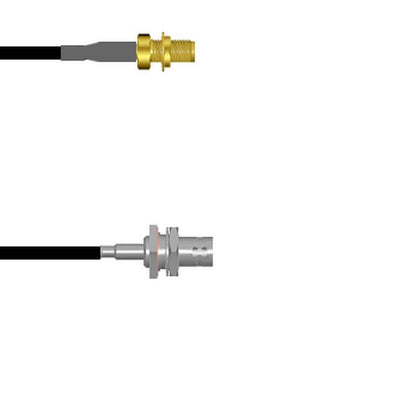 Q-2W0040003024I by Amphenol Custom Cable - SMA-SJB/BNC-SJB G174 24I
