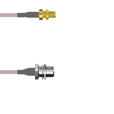 Q-2W01T0005018I by Amphenol Custom Cable - SMA-SJB/N-SJB G316 18I