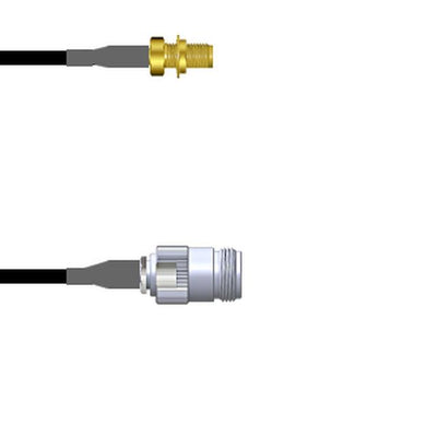 Q-2W0200003108I by Amphenol Custom Cable - CABLE ASSY SMA-NTYPE JACK-JACK 9