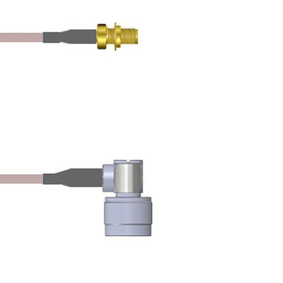 Q-2W02C00051.5M by Amphenol Custom Cable - SMA-SJB/N-RP G316 1.5M