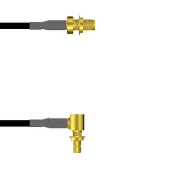 Q-2W03H0003002M by Amphenol Custom Cable - SMA-SJB/SMB-RJB G174 2M