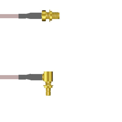 Q-2W03H0005084I by Amphenol Custom Cable - SMA-SJB/SMB-RJB G316 84I
