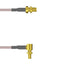 Q-2W03H0005084I by Amphenol Custom Cable - SMA-SJB/SMB-RJB G316 84I