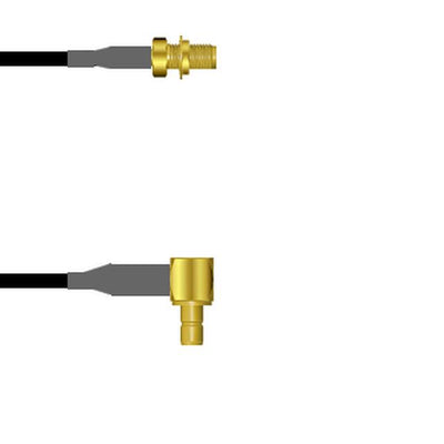 Q-2W03I0003.75M by Amphenol Custom Cable - SMA-SJB/SMB-RJ G174 0.75M