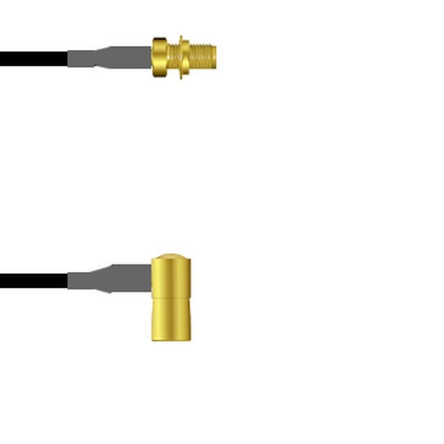 Q-2W03S0003084I by Amphenol Custom Cable - SMA-SJB/SMB-RP G174 84I