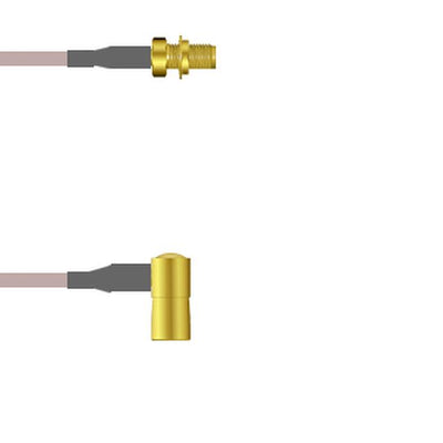 Q-2W03S00050.5M by Amphenol Custom Cable - SMA-SJB/SMB-RP G316 0.5M