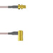 Q-2W03S00050.5M by Amphenol Custom Cable - SMA-SJB/SMB-RP G316 0.5M