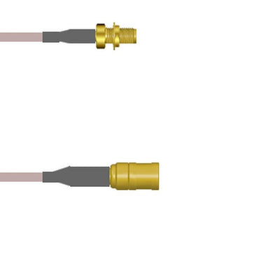 Q-2W03W0005.25M by Amphenol Custom Cable - SMA-SJB/SMB-SP G316 0.25M