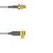Q-2W0420005.75M by Amphenol Custom Cable - SMA-SJB/SMP-RP G316 0.75M