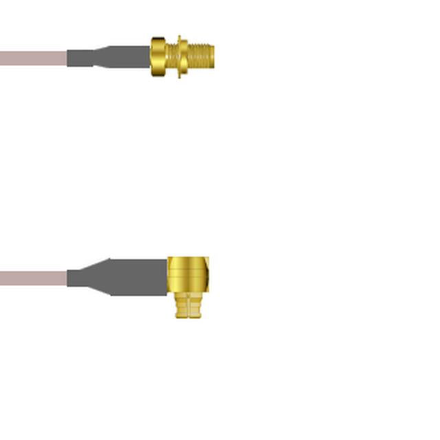 Q-2W0420005036I by Amphenol Custom Cable - SMA-SJB/SMP-RP G316 36I