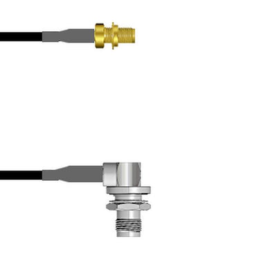 Q-2W0480003072I by Amphenol Custom Cable - SMA-SJB/TNC-RJB G174 72I