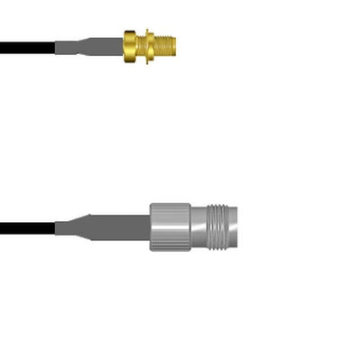 Q-2W04G00032.5M by Amphenol Custom Cable - SMA-SJB/TNC-SJ G174 2.5M