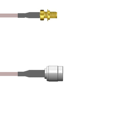 Q-2W0520005048I by Amphenol Custom Cable - SMA-SJB/TNC-SP G316 48I