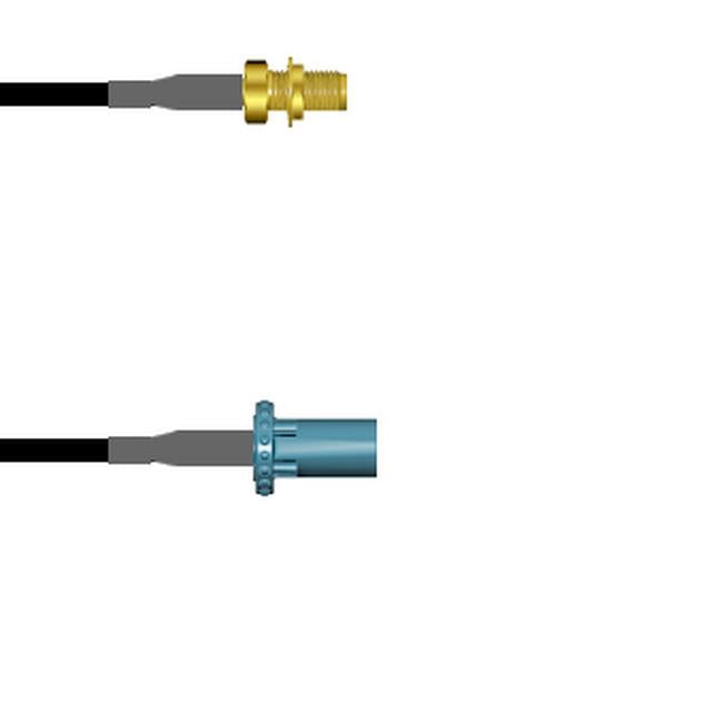 Q-2W05A0003048I by Amphenol Custom Cable - SMA-SJB/FKRAZ-SP G174 48I