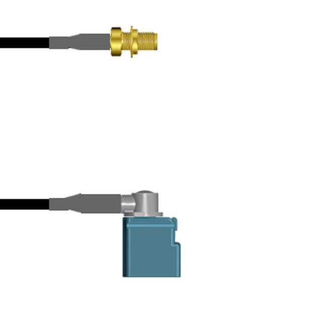 Q-2W05C0003048I by Amphenol Custom Cable - SMA-SJB/FKRAZ-RJ G174 48I