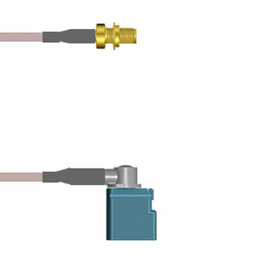 Q-2W05C0005072I by Amphenol Custom Cable - SMA-SJB/FKRAZ-RJ G316 72I