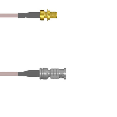 Q-2W05H0005018I by Amphenol Custom Cable - SMA-SJB/HDBNC-SP G316 18I