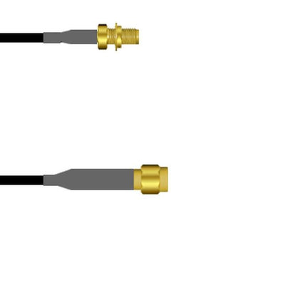 Q-2W0680003018I by Amphenol Custom Cable - SMA-SJB/SMA-SP G174 18I