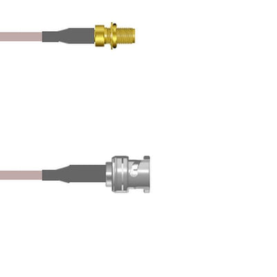Q-2X00K000R2.5M by Amphenol Custom Cable - SMA-SJB/BNC-SP G316D 2.5M