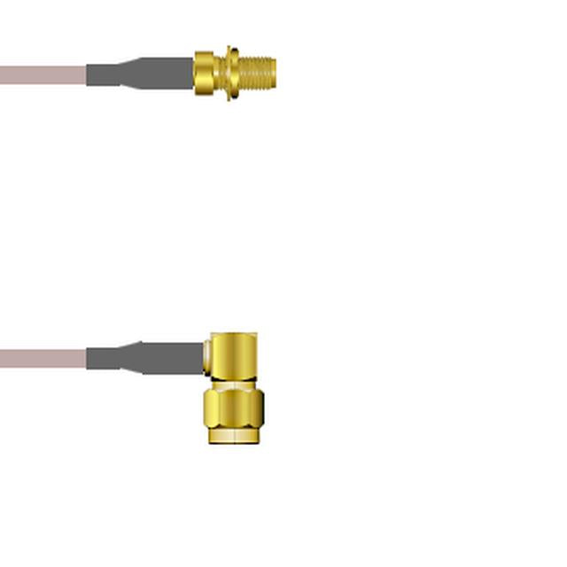 Q-2X035000R108I by Amphenol Custom Cable - SMA-SJB/SMA-RP G316D 108I