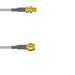 Q-2X03C000R.75M by Amphenol Custom Cable - SMA-SJB/SMA-SP G316D 0.75M