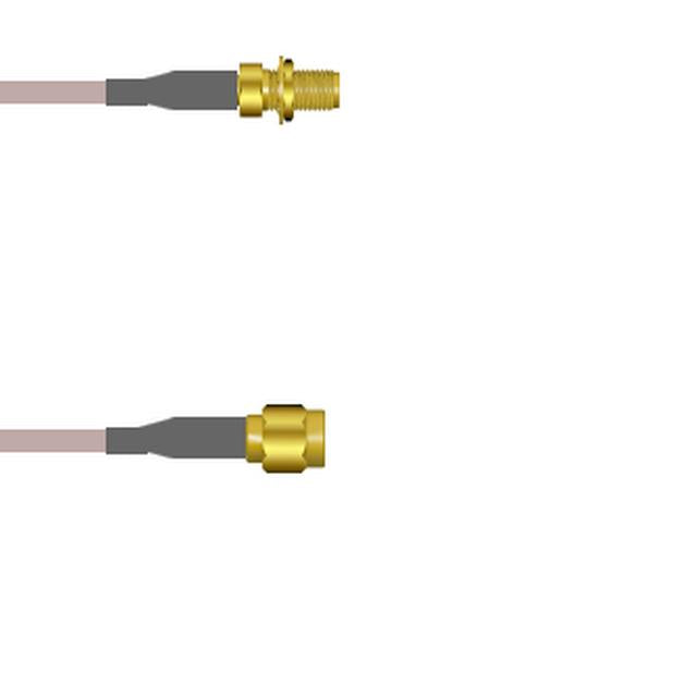 Q-2X03C000R036I by Amphenol Custom Cable - SMA-SJB/SMA-SP G316D 36I
