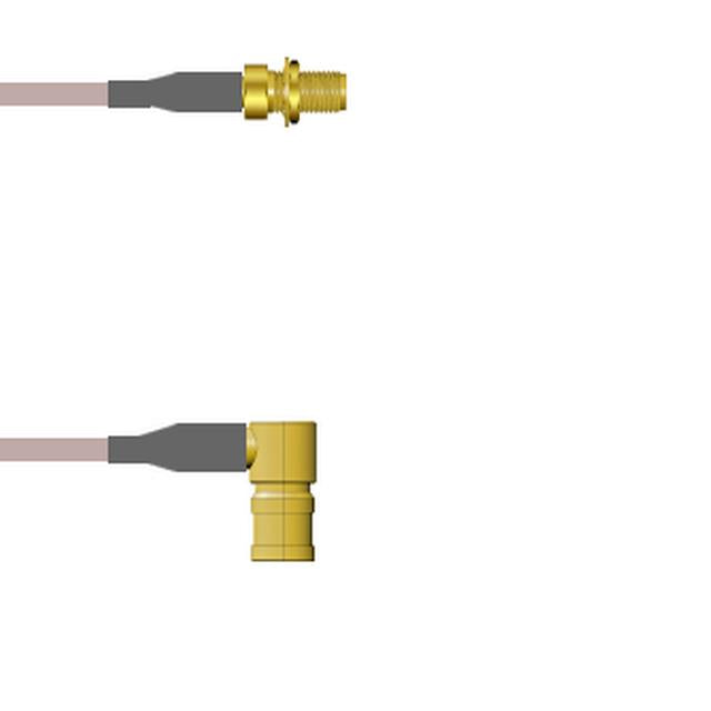 Q-2X03T000R002M by Amphenol Custom Cable - SMA-SJB/SMB-RP G316D 2M