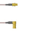 Q-2X03T000R018I by Amphenol Custom Cable - SMA-SJB/SMB-RP G316D 18I
