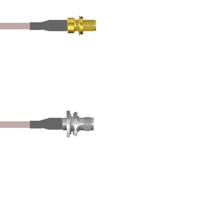 Q-2X04H000R2.5M by Amphenol Custom Cable - SMA-SJB/TNC-SJB G316D 2.5M
