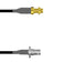 Q-2Y00800080.5M by Amphenol Custom Cable - SMA-SJB/BNC-SJB RG58 0.5M