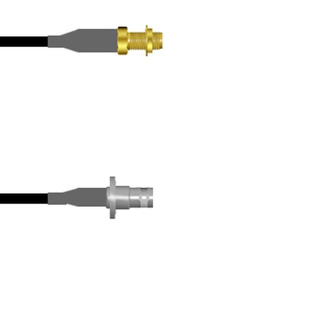Q-2Y00800081.5M by Amphenol Custom Cable - SMA-SJB/BNC-SJB RG58 1.5M